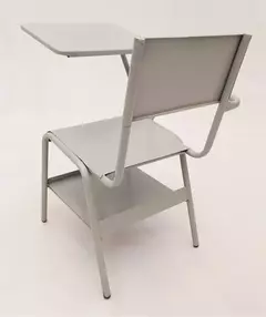 Pupitre Metálico Reforzado, Portamochila Y Paleta De Acero - comprar en línea