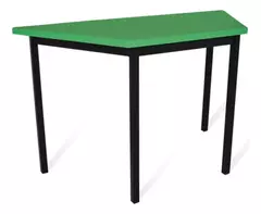 Mesa Trapezoidal Niños Soporte Acero Tubular Y Mesa Melamina - comprar en línea