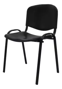 Silla Isoplastic Paq 4sillas Apilables Base Tubular De Acero