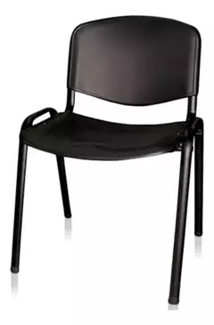 Silla Paquete 2 Pzas Base Acero, Respaldo/asiento Plástic