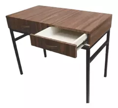 Mesa Cosmetiquera Estructura Tubular Acero Cajonera Melamina - HESTRAD S.A. DE CV
