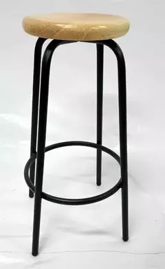 20 Bancos Laboratorio Base Acero Tubular Asiento Madera Pino Agregar a favoritos - tienda en línea