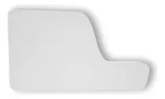 Imagen de Paleta De Pupitre De Melamina Mdf 18mm Blanca Rev./laqueado