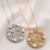 Colar corações dois meninos micro zircônia banhado a ouro 18K