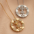 Colar corações menina micro zircônia banhado a ouro 18K