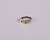 Anillo sello iniciales plata y oro en internet