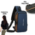 Mochila/Morral Cruzada Antirrobo Impermeable Zeti - comprar online