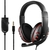 Imagem do Fone de ouvido over-ear gamer Altomex A-302 vermelho e preto