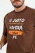 CAMISETA O JUSTO VIVERÁ PELA FÉ - Marrom - comprar online