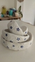 Set de picada Flor azul