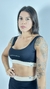 CONJUNTO BELLY - TOP +SHROTS POLIAMIDA PRETO COM DUNA - loja online