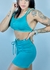 Shorts Cordão Hunter Warriors verde jade na internet