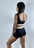 CONJUNTO BELLY - TOP +SHROTS POLIAMIDA PRETO COM DUNA - Hunter Warriors