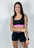 CONJUNTO BELLY - TOP +SHROTS POLIAMIDA PRETO COM ROSA - comprar online