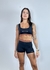 CONJUNTO BELLY - TOP +SHROTS POLIAMIDA PRETO COM CHOCOLATE - comprar online