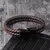 Pulseira de Corda Trançada de Couro - comprar online