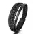 Pulseira de Couro Trançado com Aço - comprar online