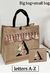 BOLSO DE LINO CON INICIALES DE FLOR + MONEDERO - comprar online