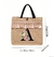 BOLSO DE LINO CON INICIALES DE FLOR + MONEDERO en internet