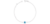 Pulseira 1 Olho Grego Azul Branco
