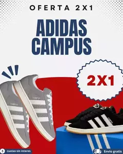 !!COMENZA LAS CLASES CON ESTILO 2x1 EN ADIDAS CAMPUS 