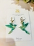AROS "COLIBRÍES" VERDE MARMOL - comprar online