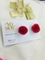 Aros "Rosa red"