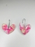 Aros "Mármol rosa" - Yo soy Atelier