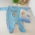 Conjunto Primeiros Momentos - Macacão personalizado e Fralda de boca - menino fazendinha azul - comprar online