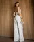 Calça Jeans Wide Leg Feminina Relaxed Cargo Branca - comprar online