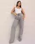 Calça Jeans Wide Leg Feminina Cintura Alta Básica Algodão