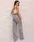 Imagem do Calça Jeans Wide Leg Feminina Cintura Alta Básica Algodão