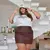 Max T-Shirt Plus Size Chocolate - comprar online