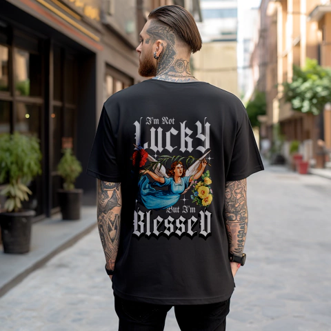 Remera Lucky Blessed