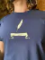 Camiseta estampada azul marinho - OldWild