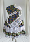 CONJUNTO BAIANA LUXO ( ESTAMPADO) - 3 PEÇAS