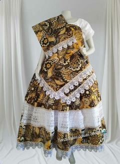 CONJUNTO BAIANA LUXO ( ESTAMPADO) - TENDA DAS ÁGUAS