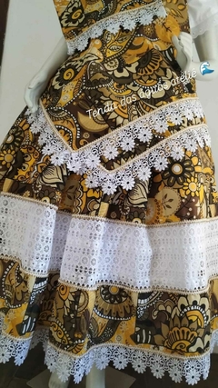 CONJUNTO BAIANA LUXO ( ESTAMPADO) - loja online