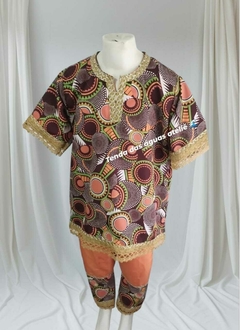 CONJUNTO MASCULINO AFRICANO - TENDA DAS ÁGUAS