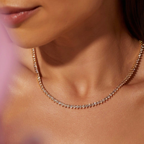 Colar banho ouro18 k