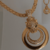 Colar Corrente Tramada Com Pantera Cravejada Zirconias Branca - Banho Ouro 18k - comprar online
