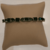 Pulseira Cristais Esmeralda Pedras Gota E Baguete - Banho Ouro Branco (Rodio) - comprar online