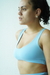 Top Feminino Yoga Fitness Light (Poliamida) Azul - tranê fitness
