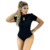 Kit 3 Body Feminino Malha Ribana Princesinha com Laço Cores