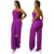 Macacão Feminino de Alfaitaria Lilás com Calça Pantalona na internet