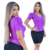 Kit 2 Blusas Femininas Decotadas com Botões Cores - loja online