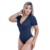 Body Feminino Malha Ribana Decote em V Cores - comprar online