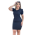 Blusa Feminina Gola Lisa Preto com Detalhe na Manga - LojaVerdiModas