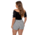 Short Listrado Feminino Cores e Blusinha Ombro a Ombro - comprar online