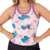 Kit 3 Blusinhas Femininas Suede Regatas Estampadas - comprar online